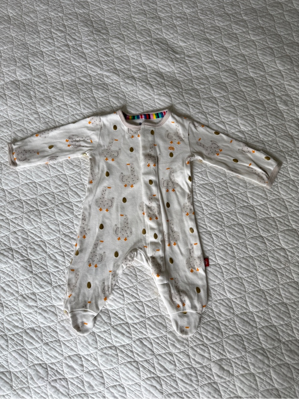 Magnetic Me Mummy Goose Baby Footie Pajamas Cotton